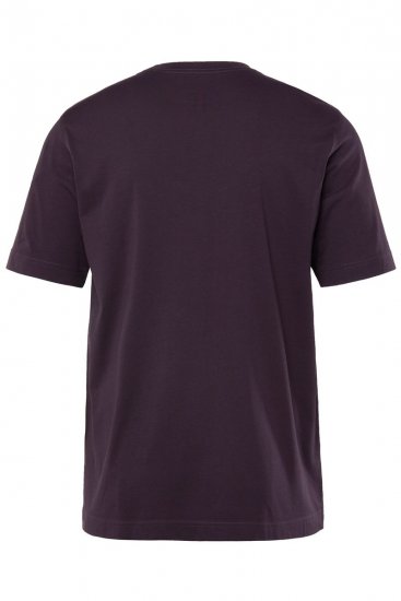 JP1880 702637 T-shirt à col rond lot de 2 Violet foncé/Noir - T-shirts - T-shirts Homme Grande Taille