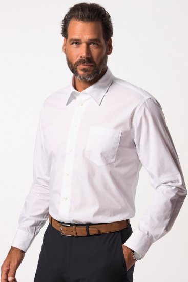 JP1880 703633 Chemise business manches longues Blanc - Chemises - Chemises Grandes Tailles Hommes