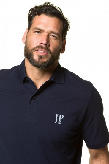 JP1880 704317 Polo lot de 2 Noir/Bleu marine - Polos - Polos homme grande taille