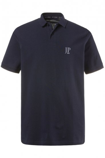 JP1880 704317 Polo lot de 2 Bleu marine/Gris chiné - Polos - Polos homme grande taille