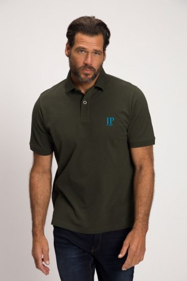 JP1880 704317 Polo lot de 2 Bleu turquoise/Vert olive - Polos - Polos homme grande taille