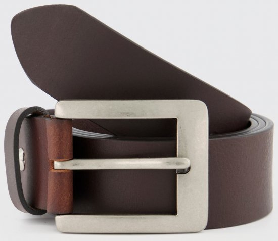 JP1880 705233 Ceinture en cuir Brun acajou - Ceintures - Ceintures grandes tailles pour hommes