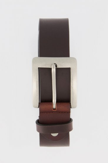 JP1880 705233 Ceinture en cuir Brun acajou - Ceintures - Ceintures grandes tailles pour hommes