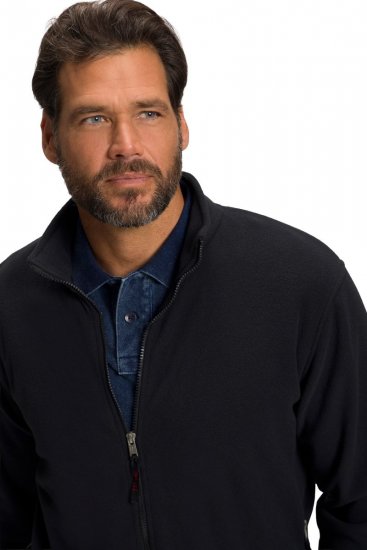 JP1880 705552 Veste polaire à col montant Noir - Sport & outdoor - Vêtements de sport grande taille 