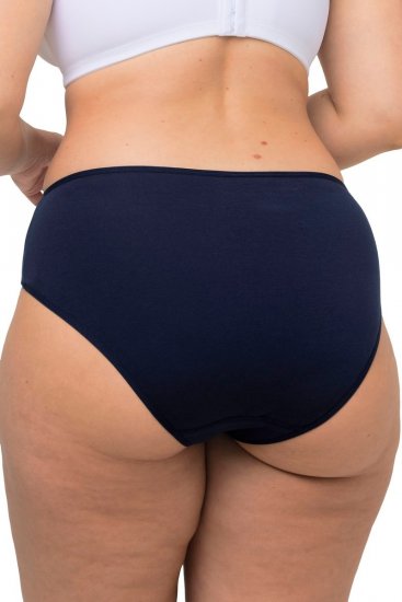 Ulla Popken 710201 Culottes lot de 5 Bleu marine - Culottes - 