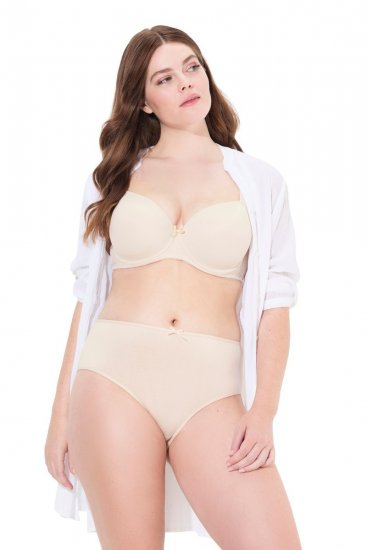 Ulla Popken 710201 Culottes lot de 5 Beige - Culottes - 