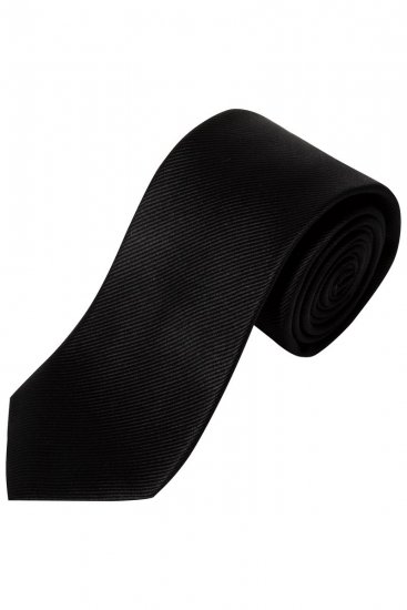 JP1880 711267 Cravate en soie extra-longue Noir - Cravates et nœuds papillon - 