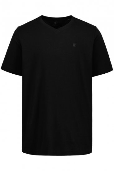 JP1880 711318 T-shirt à col V lot de 2 Noir - T-shirts - T-shirts Homme Grande Taille