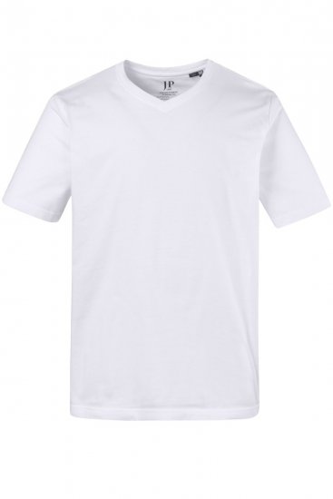 JP1880 711318 T-shirt à col V lot de 2 Blanc - T-shirts - T-shirts Homme Grande Taille