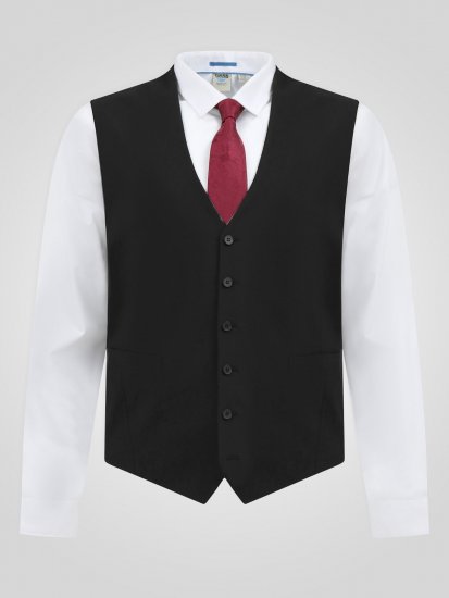 D555 Ted Gilet de costume Noir - Costumes - Costumes grandes tailles 