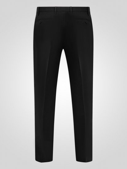 D555 Ted 4 Way Stretch Tailored Trouser Noir - Costumes - Costumes grandes tailles 