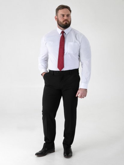 D555 Ted Pantalon de costume Noir - Costumes - Costumes grandes tailles 