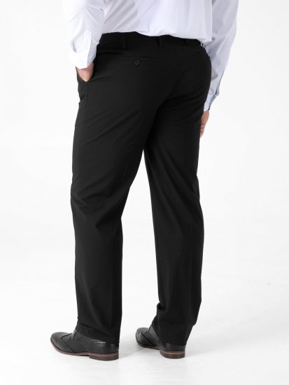 D555 Ted Pantalon de costume Noir - Costumes - Costumes grandes tailles 