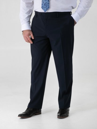D555 Ted Pantalon de costume Bleu marine - Costumes - Costumes grandes tailles 