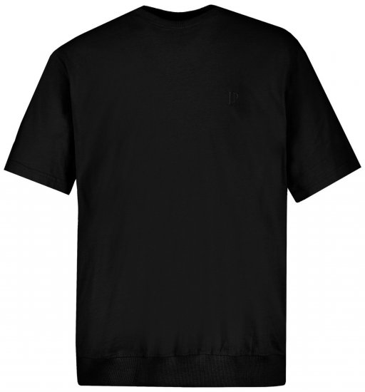 JP1880 712616 T-shirt coupe ventre Noir - T-shirts - T-shirts Homme Grande Taille