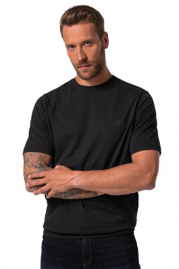 JP1880 712616 T-shirt coupe ventre Noir - T-shirts - T-shirts Homme Grande Taille