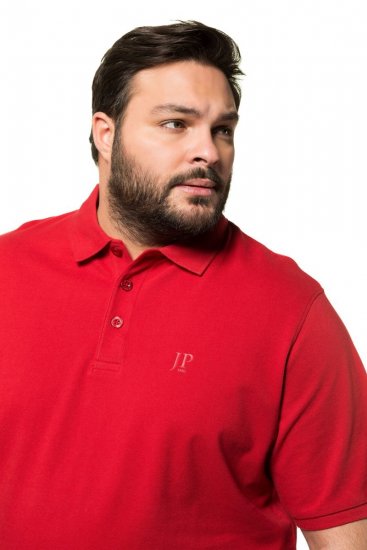 JP1880 712617 Polo coupe ventre Rouge piment - Polos - Polos homme grande taille