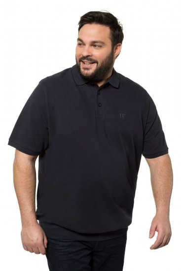 JP1880 712617 Polo coupe ventre Bleu marine - Polos - Polos homme grande taille