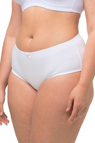 Ulla Popken 712882 Culottes lot de 2 Blanc - Culottes - 