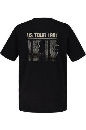 JP1880 Guns N’ Roses Skull Comfort Fit Band T-Shirt Black - T-shirts - T-shirts Homme Grande Taille