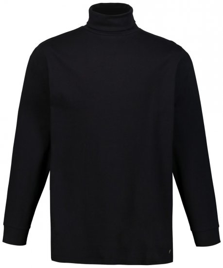 JP1880 723303 Haut à col roulé manches longues Noir - Sweatshirts & hoodies - Sweatshirts/Hoodies grande taille homme