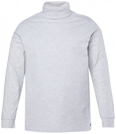 JP1880 723303 T-shirt col roulé manches longues Naturel chiné TALL - TALL T-shirts - T-Shirts pour Hommes Grands