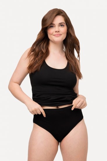Ulla Popken 723498 Culottes lot de 2 Noir - Culottes - 