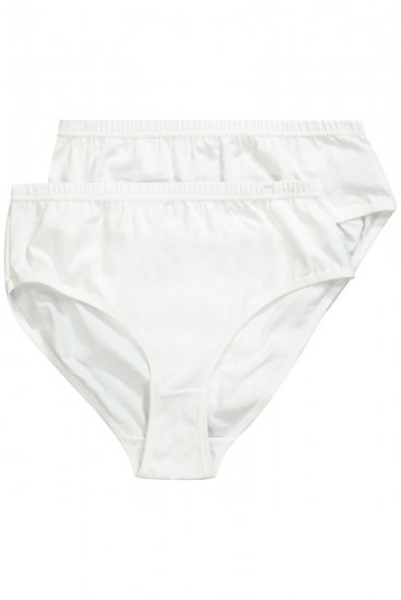 Ulla Popken 723498 Culottes lot de 2 Blanc - Culottes - 