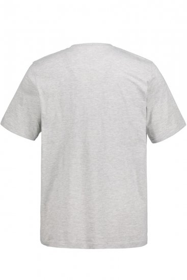 JP1880 726695 T-shirt Henley Gris chiné - T-shirts - T-shirts Homme Grande Taille