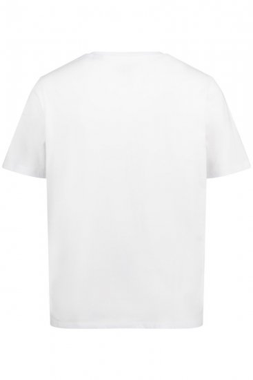 JP1880 726695 T-shirt Henley Blanc - T-shirts - T-shirts Homme Grande Taille