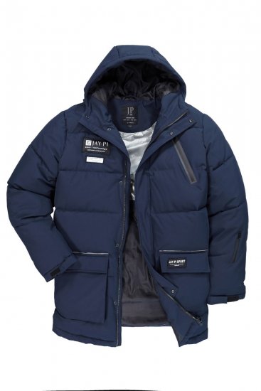 JP1880 748520 Parka déperlante et coupe-vent Bleu marine - Vestes - Vestes Homme Grandes Tailles