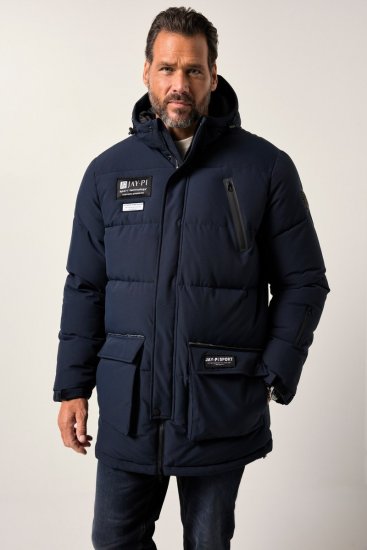 JP1880 748520 Parka déperlante et coupe-vent Bleu marine - Vestes - Vestes Homme Grandes Tailles