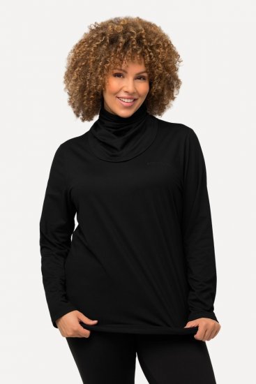 Ulla Popken 751623 Haut de ski à séchage rapide Noir - Vêtements de ski - 