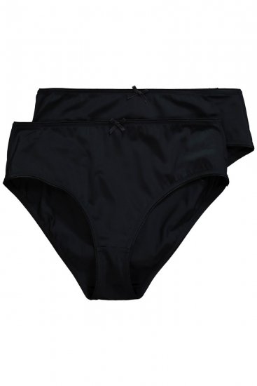 Ulla Popken 781658 Culottes lot de 2 Noir - Culottes - 