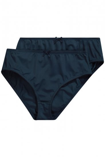 Ulla Popken 781658 Culottes lot de 2 Bleu marine - Culottes - 