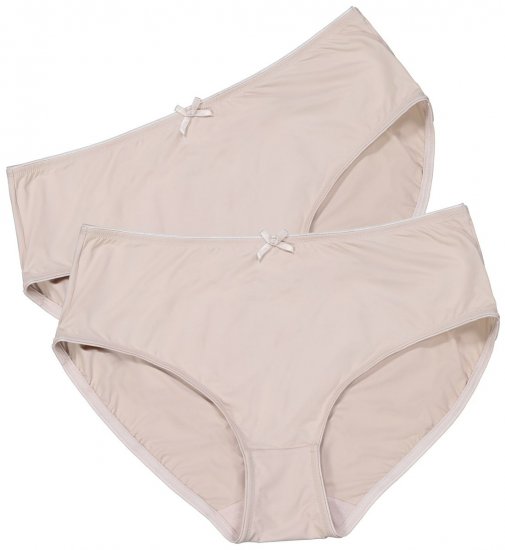Ulla Popken 781658 Culottes lot de 2 Beige - Culottes - 