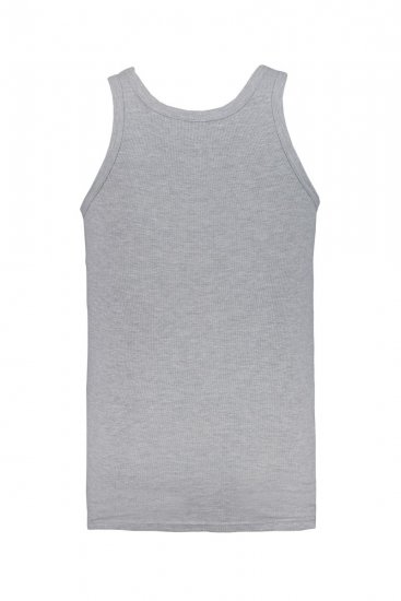 JP1880 782617 Débardeur côtelé Gris chiné TALL - TALL sous-vêtements & bain - TALL Sous-vêtements & Maillots de Bain