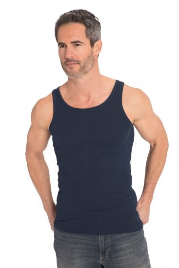 JP1880 782617 Maillot de corps côtelé Bleu nuit - Sous-vêtements & bain - Sous-vêtements Grande Taille