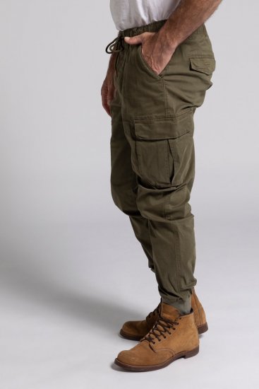 JP1880 782635 Pantalon cargo Vert olive - Jeans et pantalons - Jeans et Pantalons grande taille 