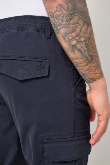 JP1880 Stretchy FLEXNAMIC Cargo Pants Navy - Pantalons cargo - Pantalon cargo hommes grandes tailles