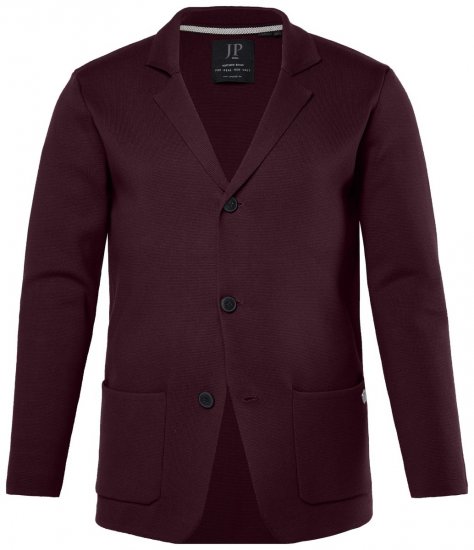 JP1880 Milano Flexnamic Blazer tricoté Aubergine - Costumes - Costumes grandes tailles 