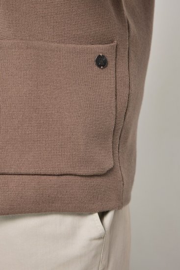 JP1880 Milano Flexnamic Blazer tricoté Marron noisette - Costumes - Costumes grandes tailles 