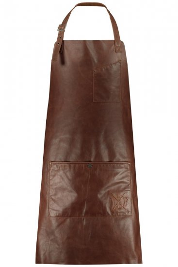 JP1880 791901 Tablier en cuir Marron châtaigne - Tabliers - 