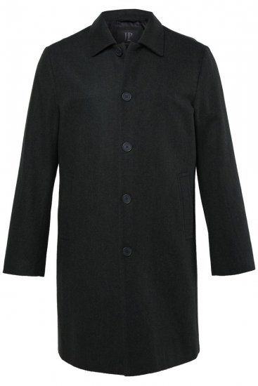JP1880 795116 Déperlant Manteau en laine Vert olive - Vestes - Vestes Homme Grandes Tailles