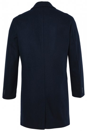 JP1880 795116 Déperlant Manteau en laine Bleu marine - Vestes - Vestes Homme Grandes Tailles