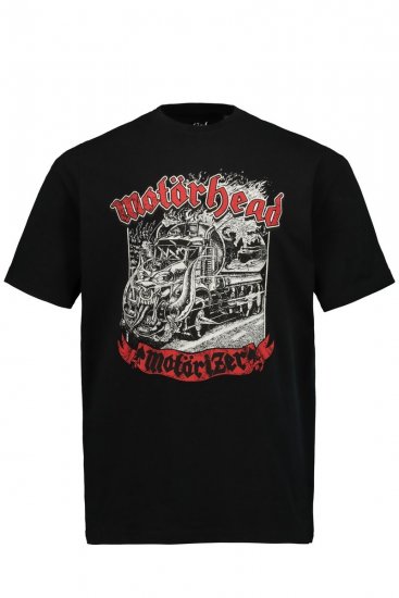 JP1880 Motörhead Graphic Band T-Shirt Black - T-shirts - T-shirts Homme Grande Taille