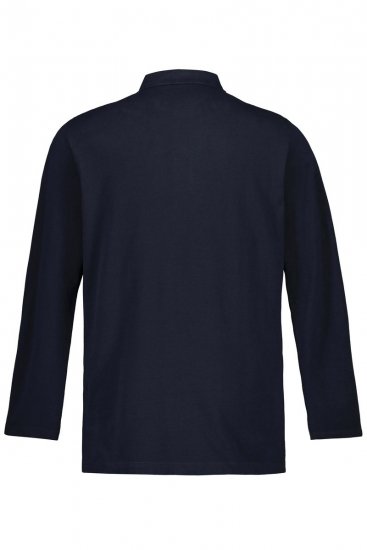 JP1880 799230 Polo à manches longues Bleu marine - Polos - Polos homme grande taille
