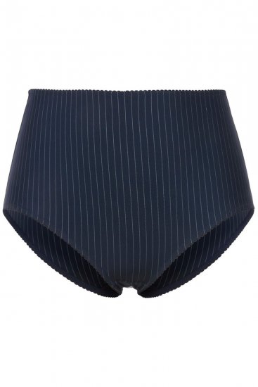 Ulla Popken 800279 Culottes à rayures lot de 2 Bleu marine - Culottes - 