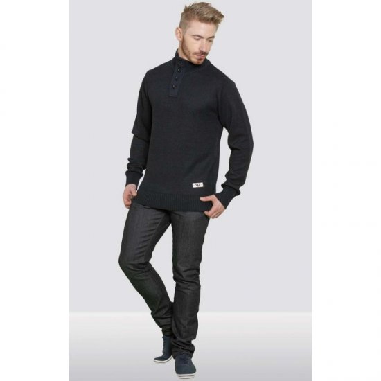 D555 Zane Sweater Navy - Sweatshirts & hoodies - Sweatshirts/Hoodies grande taille homme