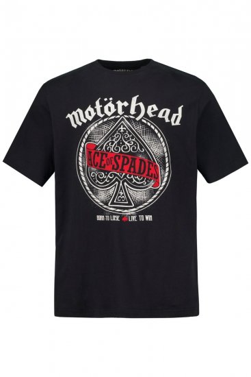 JP1880 Motörhead ACE Graphic Comfort Fit Band T-Shirt Black - T-shirts - T-shirts Homme Grande Taille